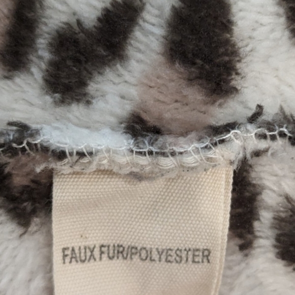 Nordic Fleece Oslo Leopard Print Fleece Pullover Size Small - Picture 5 of 7